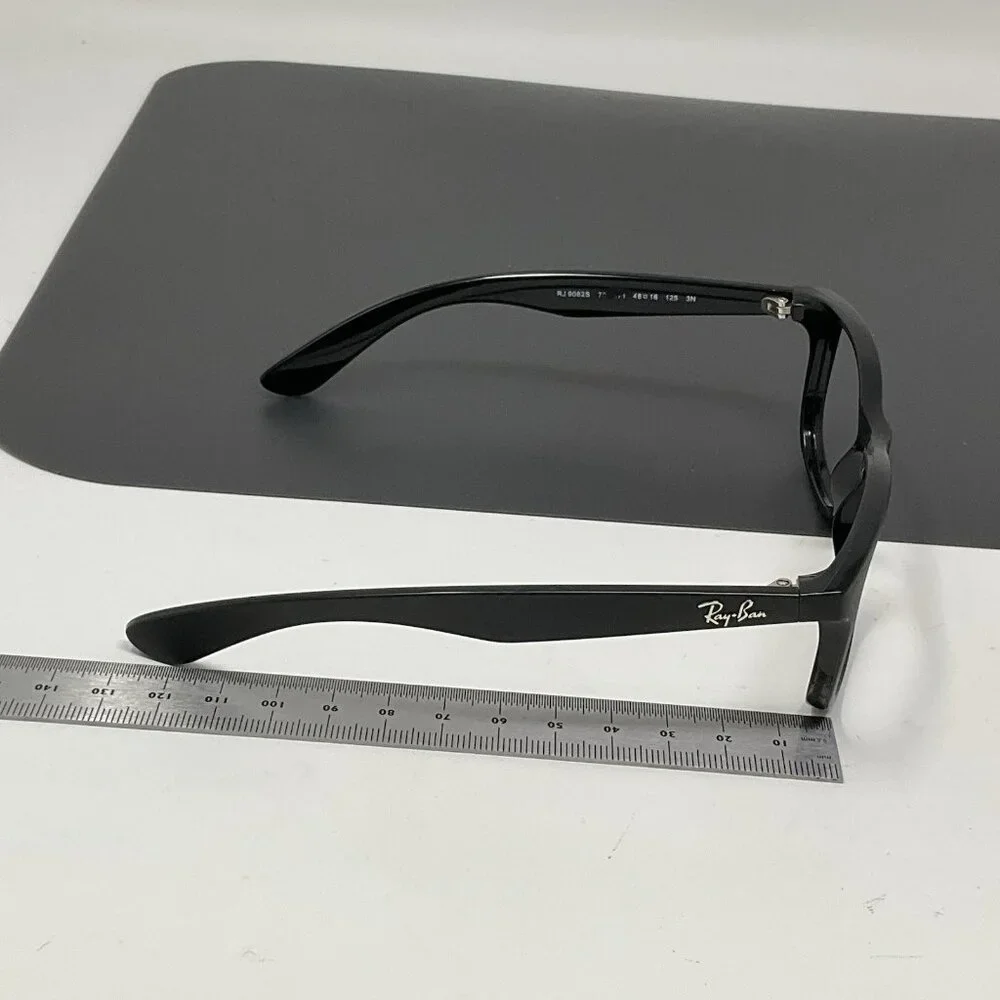 RAY-BAN JR RJ9062S 7013/71 Black Matte 48-16-125 Sunglasses Eyeglasses Frame